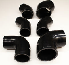 KS Tuned Black Silicone 45* Elbow Coupler 2.50"