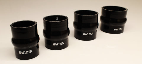 KS Tuned Black Silicone Hump Hose Coupler 2.25"