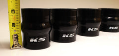 KS Tuned Black Silicone Hump Hose Coupler 2.50"